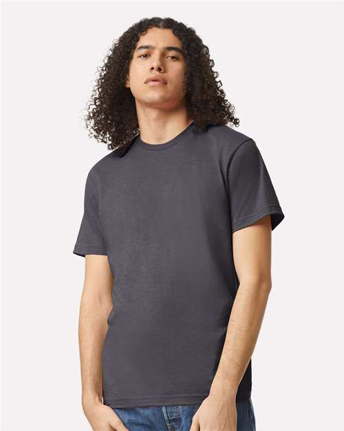 Unisex CVC Tee - Heather Charcoal