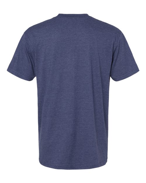 Unisex CVC Tee - Heather Indigo