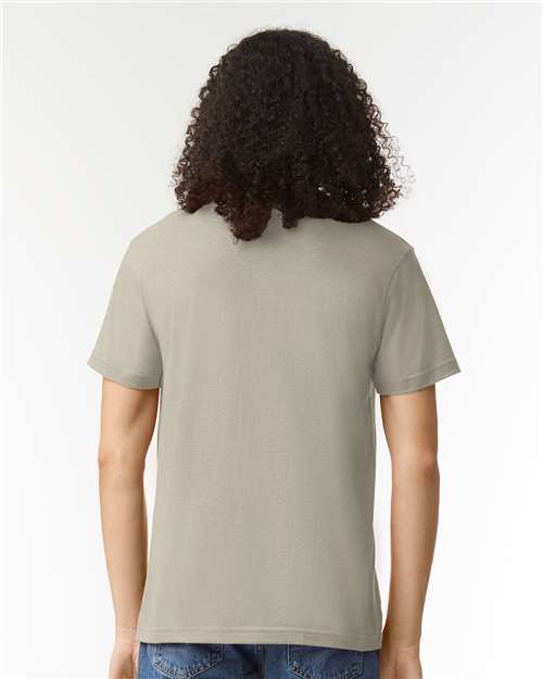 Unisex CVC Tee - Heather Khaki