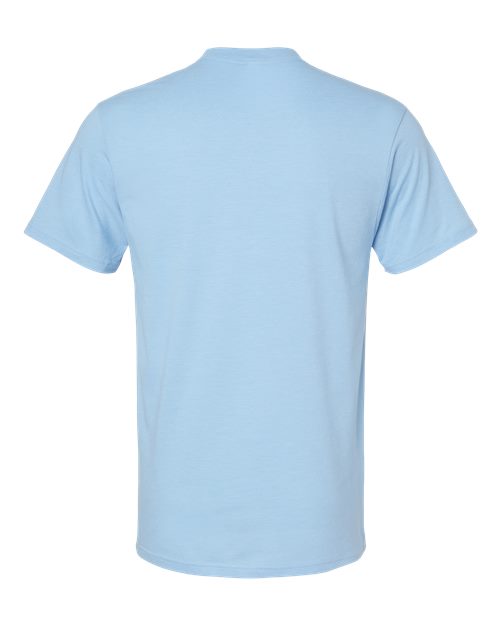 Unisex CVC Tee - Heather Light Blue