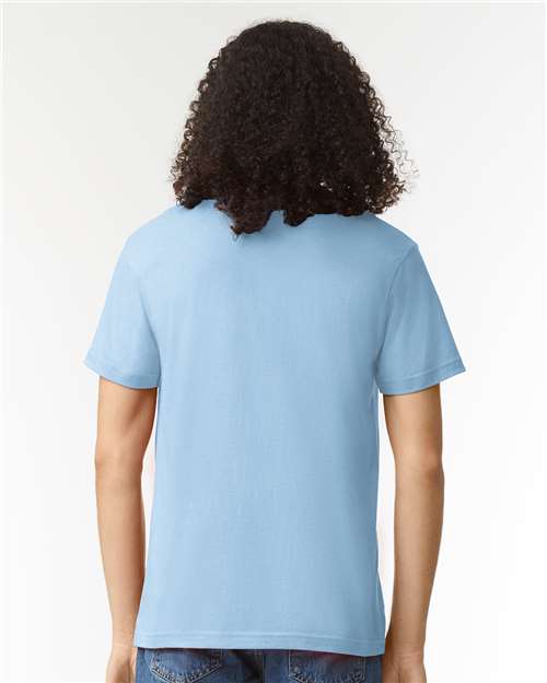 Unisex CVC Tee - Heather Light Blue