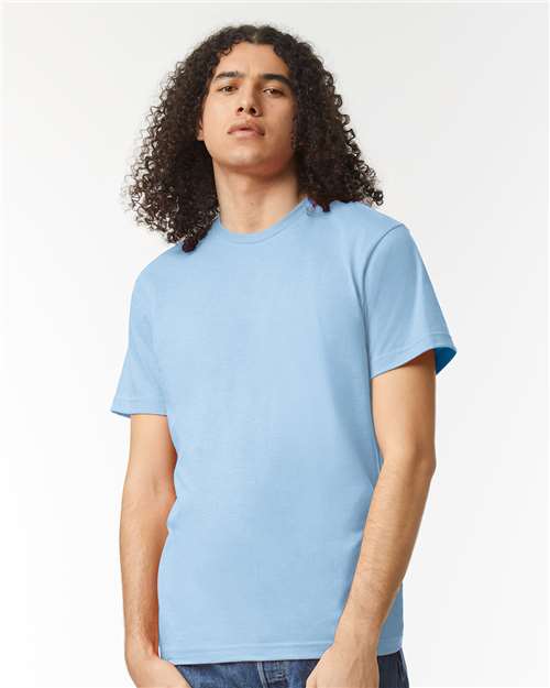Unisex CVC Tee - Heather Light Blue