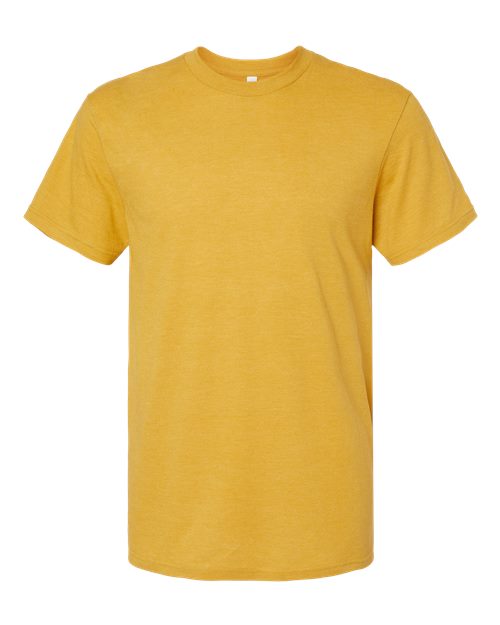 Unisex CVC Tee - Heather Mustard