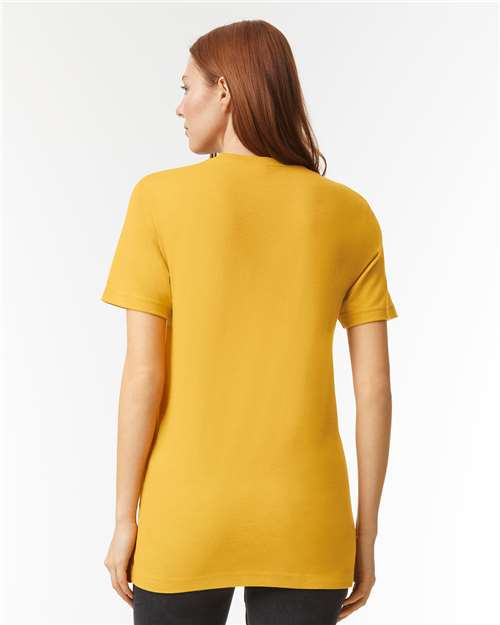 Unisex CVC Tee - Heather Mustard