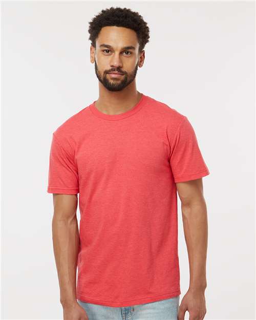 Unisex CVC Tee - Heather Red