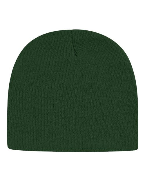 USA-Made 8 1/2" Beanie - Forest Green