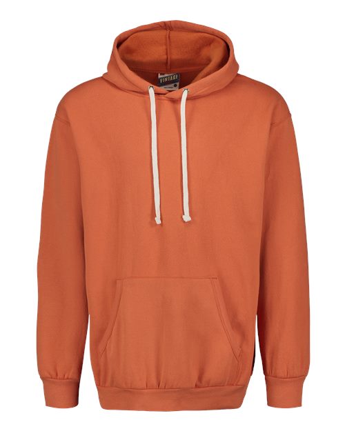Men's Vintage Fleece Hooded Sweatshirt - Vintage Orange