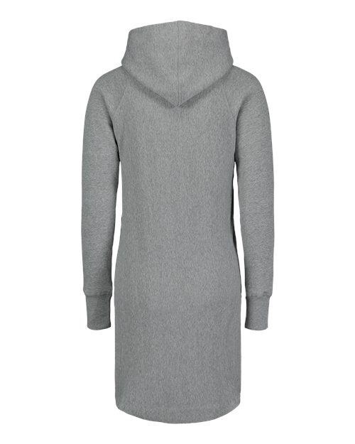 Women's Suzie Hooded Sweatshirt Dress - Heather Grey