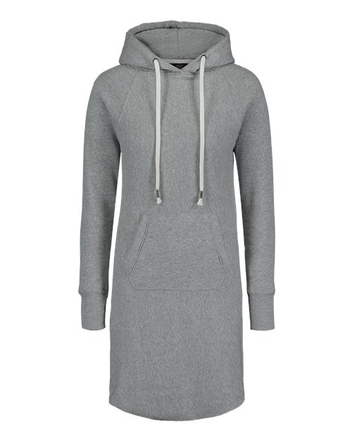 Women's Suzie Hooded Sweatshirt Dress - Heather Grey