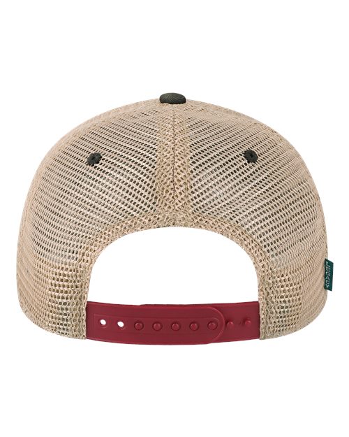 Old Favorite Trucker Cap - Cardinal/ Black/ Khaki