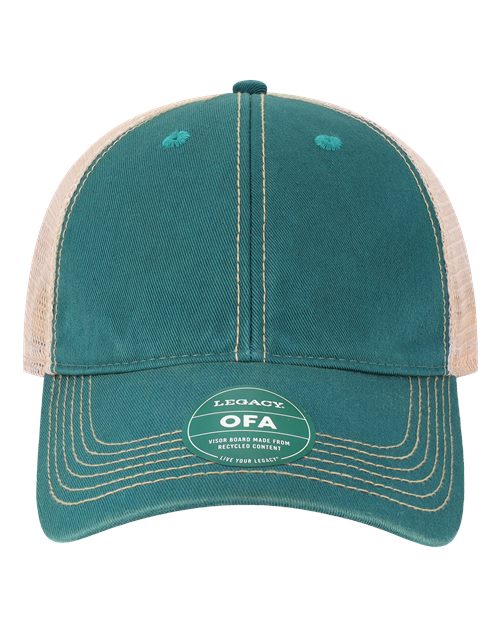 Old Favorite Trucker Cap - Marine Blue/ Khaki
