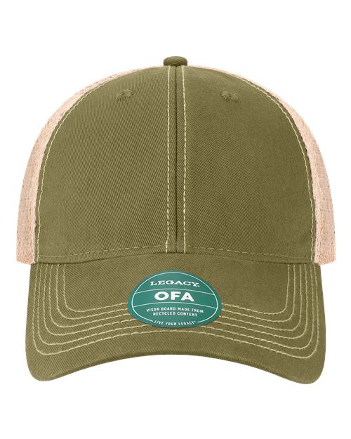 Old Favorite Trucker Cap - Olive/ Khaki