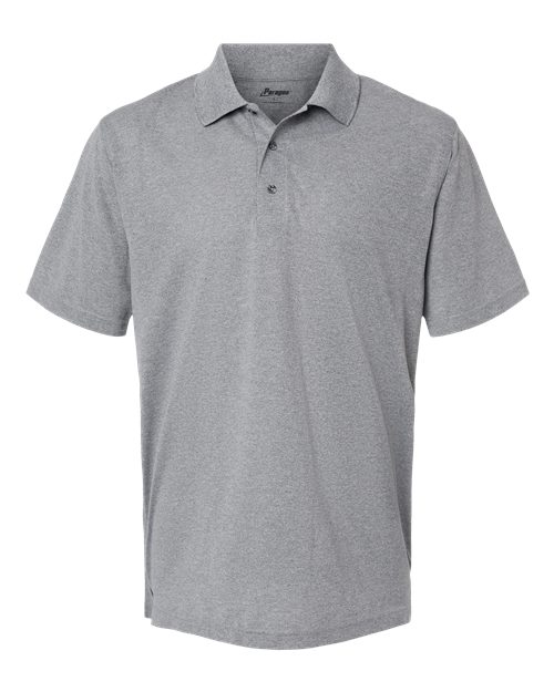Men's Saratoga Performance Mini Mesh Polo - Heather Grey