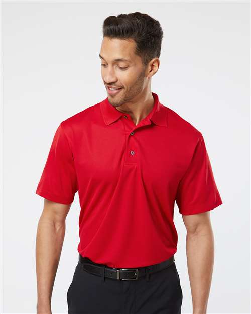 Men's Saratoga Performance Mini Mesh Polo - Red