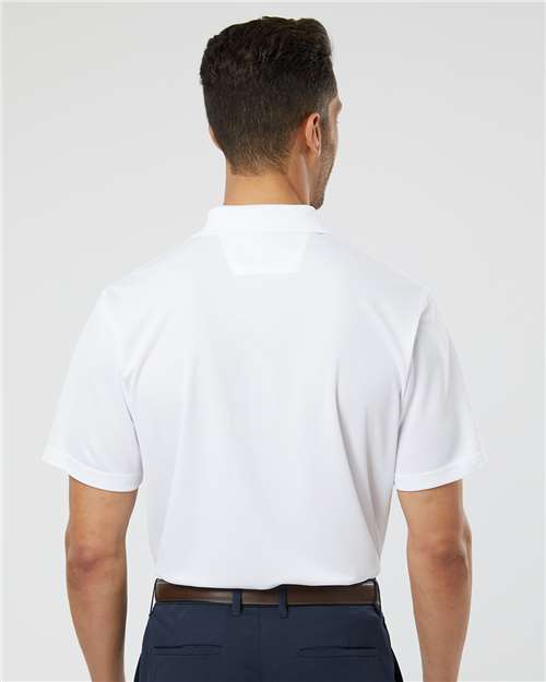 Men's Saratoga Performance Mini Mesh Polo - White