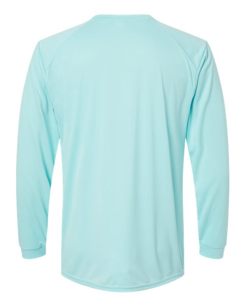 Unisex Long Islander Performance Long Sleeve T-Shirt - Aqua Blue