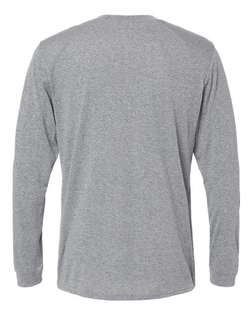 Unisex Long Islander Performance Long Sleeve T-Shirt - Heather Grey
