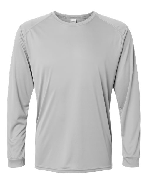 Unisex Long Islander Performance Long Sleeve T-Shirt - Medium Grey