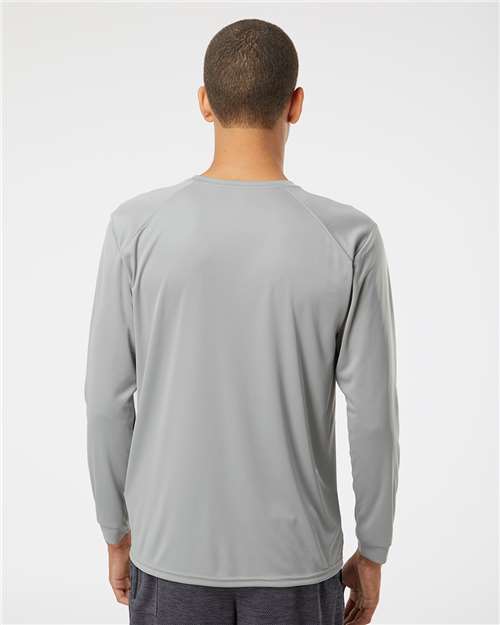 Unisex Long Islander Performance Long Sleeve T-Shirt - Medium Grey
