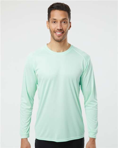 Unisex Long Islander Performance Long Sleeve T-Shirt - Mint Green