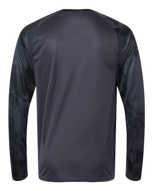 Unisex Cabo Camo Performance Long Sleeve T-Shirt - Graphite