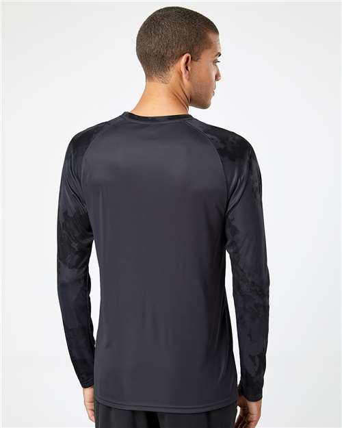 Unisex Cabo Camo Performance Long Sleeve T-Shirt - Graphite