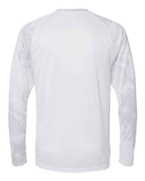 Unisex Cabo Camo Performance Long Sleeve T-Shirt - White