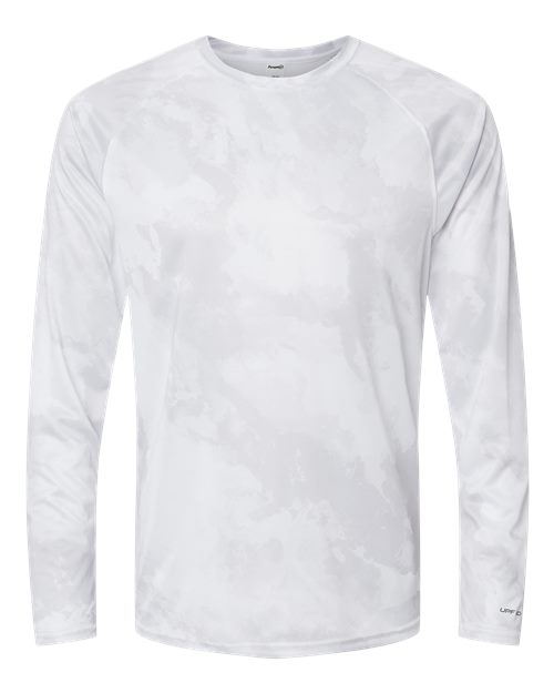 Unisex Cabo Camo Performance Long Sleeve T-Shirt - White