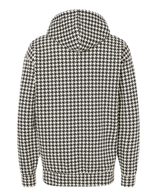 Unisex Heavyweight Hooded Sweatshirt - Houndstooth