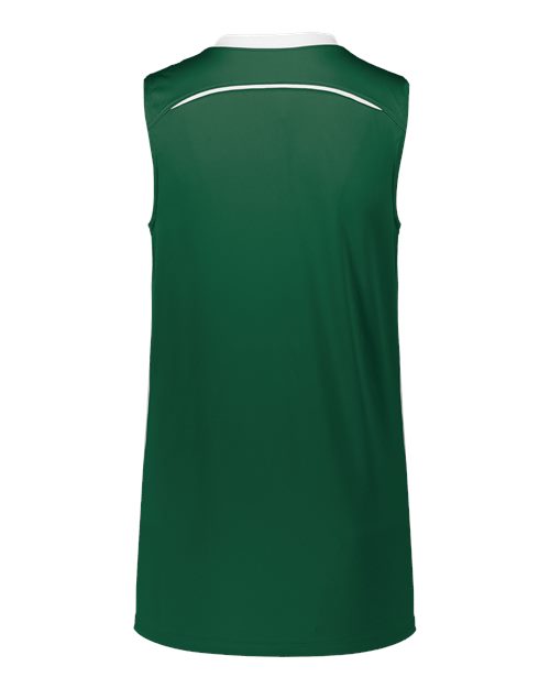 Girls' Rover Jersey - Dark Green/ White