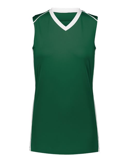 Girls' Rover Jersey - Dark Green/ White