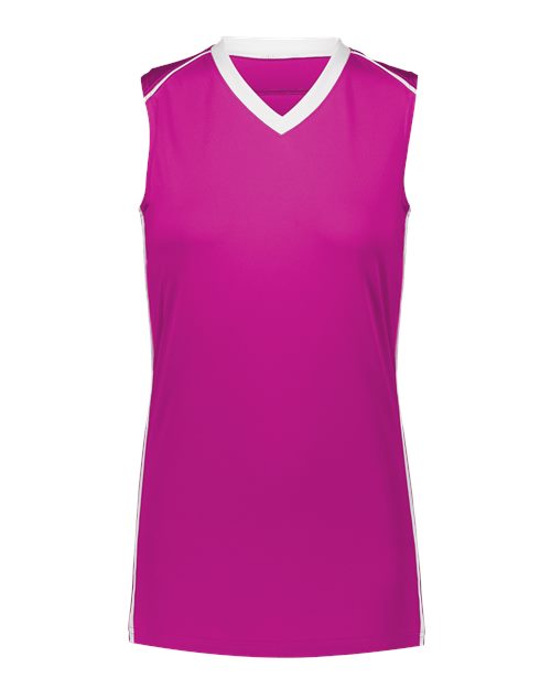 Girls' Rover Jersey - Power Pink/ White