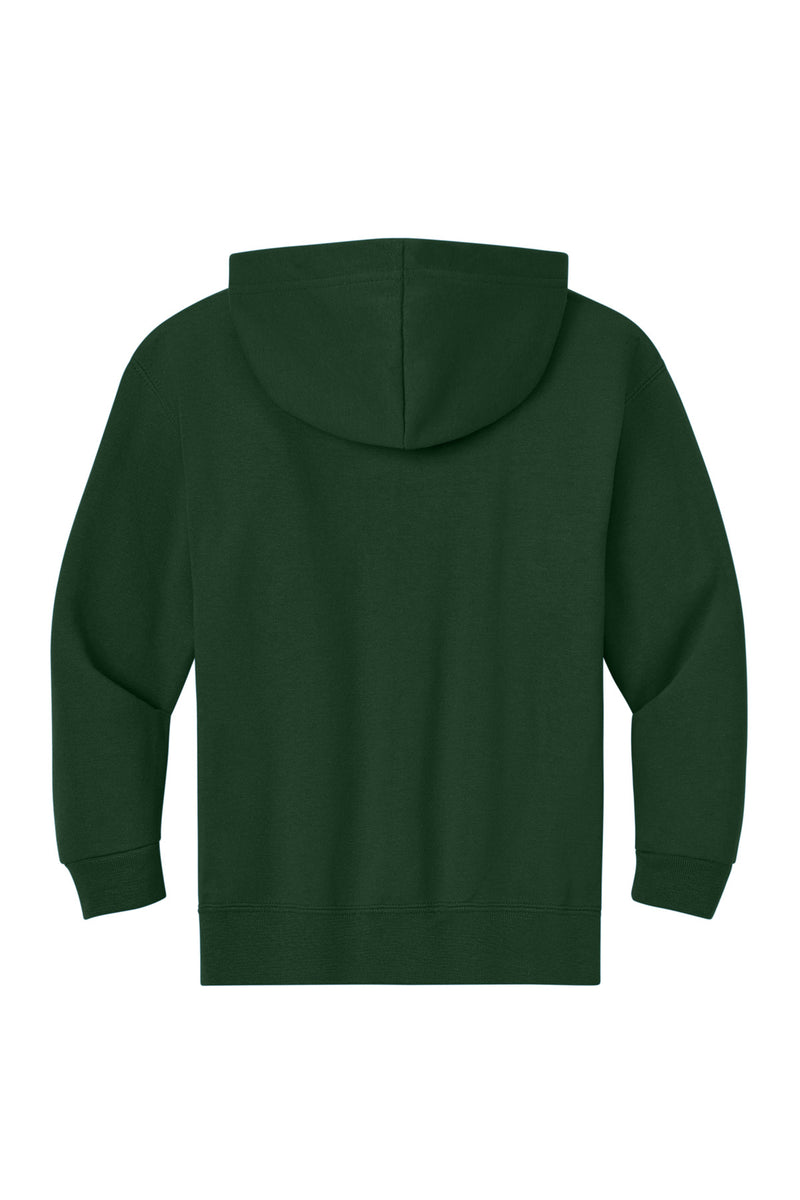 Jerzees - Youth NuBlend Full-Zip Hooded Sweatshirt - Forest Green