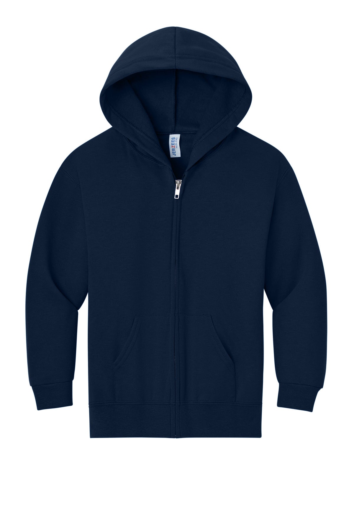 Jerzees - Youth NuBlend Full-Zip Hooded Sweatshirt - J. Navy