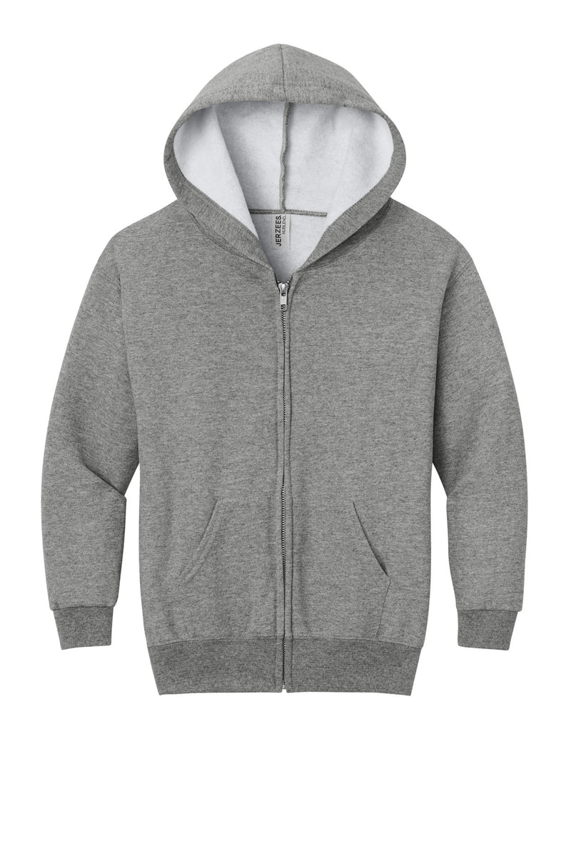 Jerzees - Youth NuBlend Full-Zip Hooded Sweatshirt - Oxford