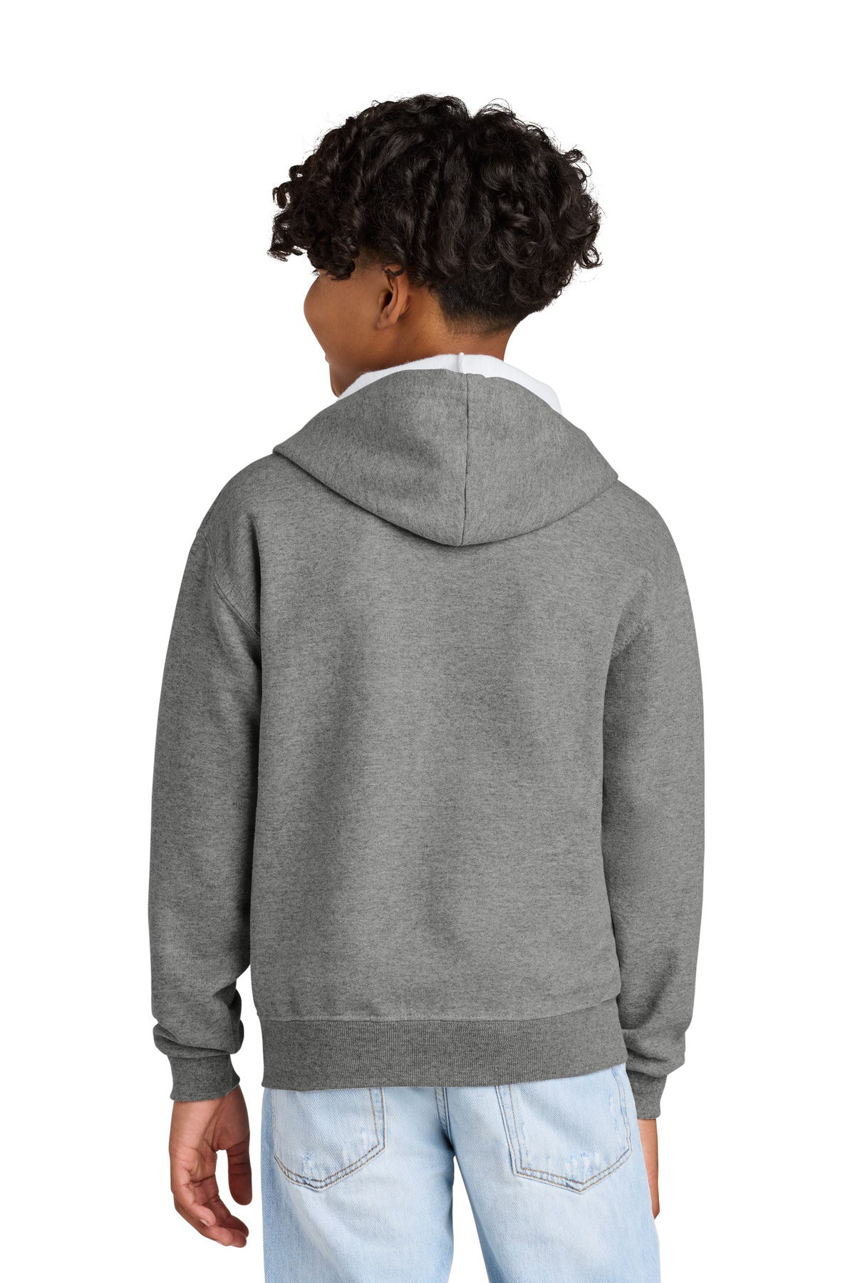 Jerzees - Youth NuBlend Full-Zip Hooded Sweatshirt - Oxford