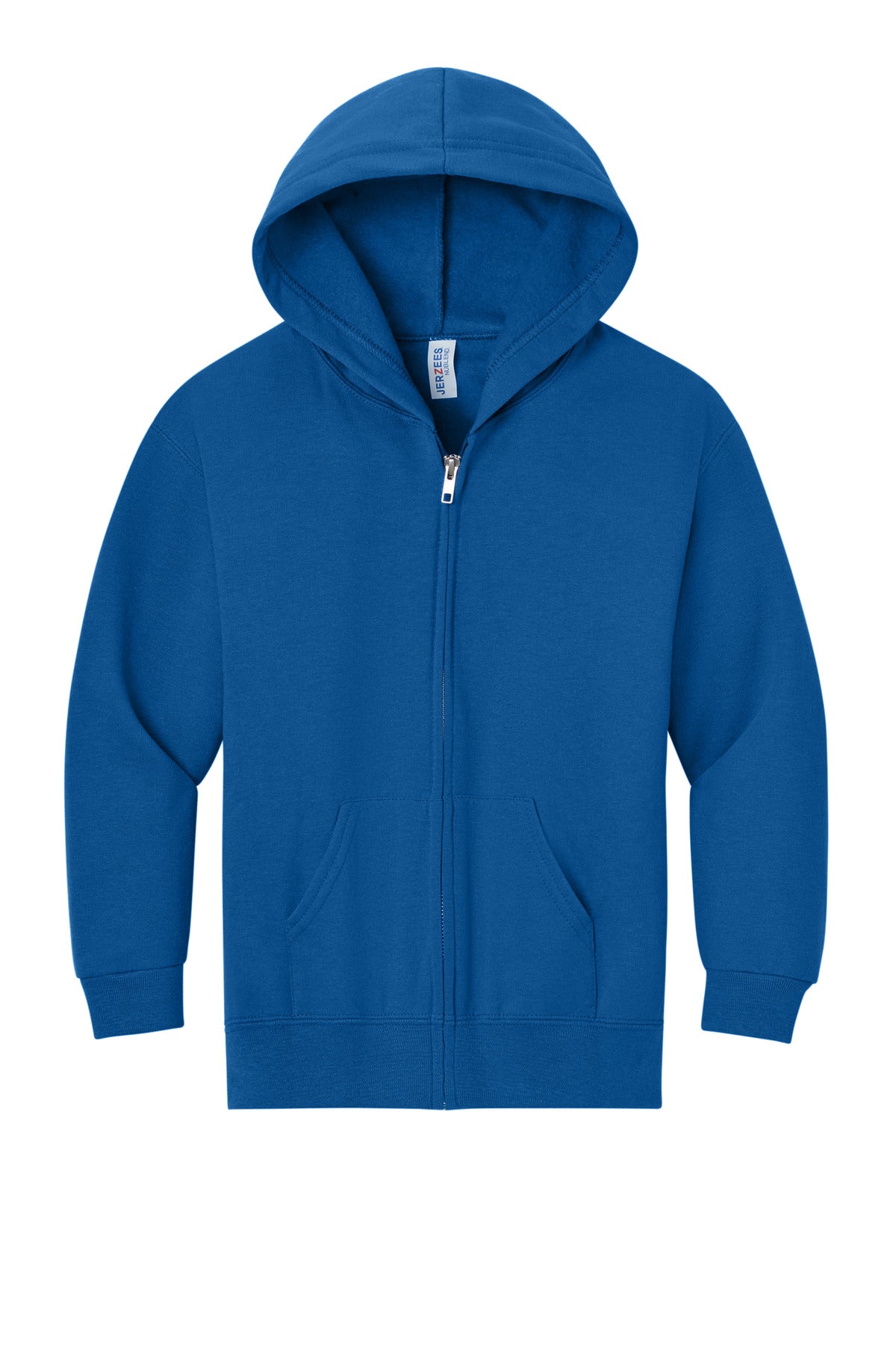 Jerzees - Youth NuBlend Full-Zip Hooded Sweatshirt - Royal