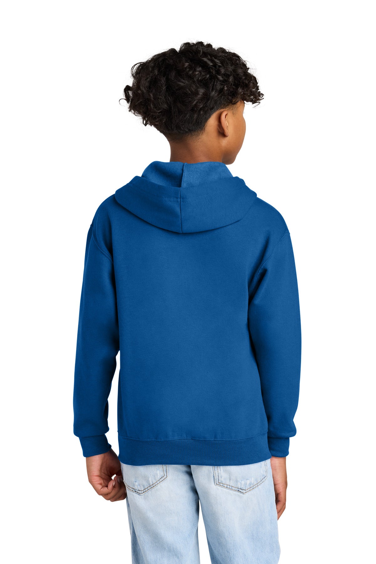 Jerzees - Youth NuBlend Full-Zip Hooded Sweatshirt - Royal