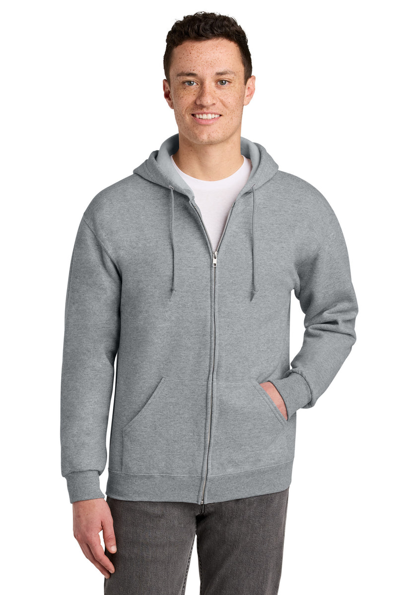 Jerzees - NuBlend Full-Zip Hooded Sweatshirt - Athletic Heather