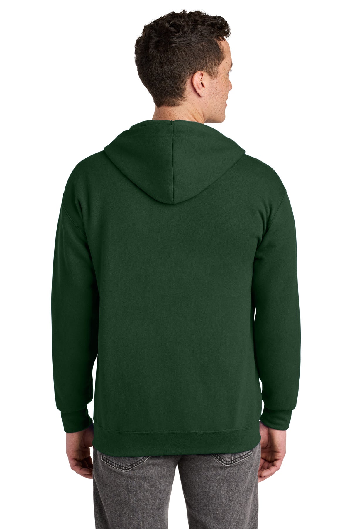Jerzees - NuBlend Full-Zip Hooded Sweatshirt - Forest Green