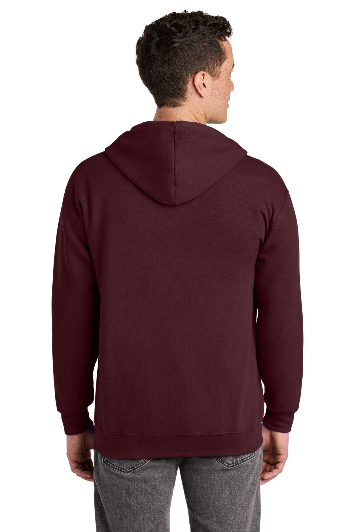 Jerzees - NuBlend Full-Zip Hooded Sweatshirt - Maroon