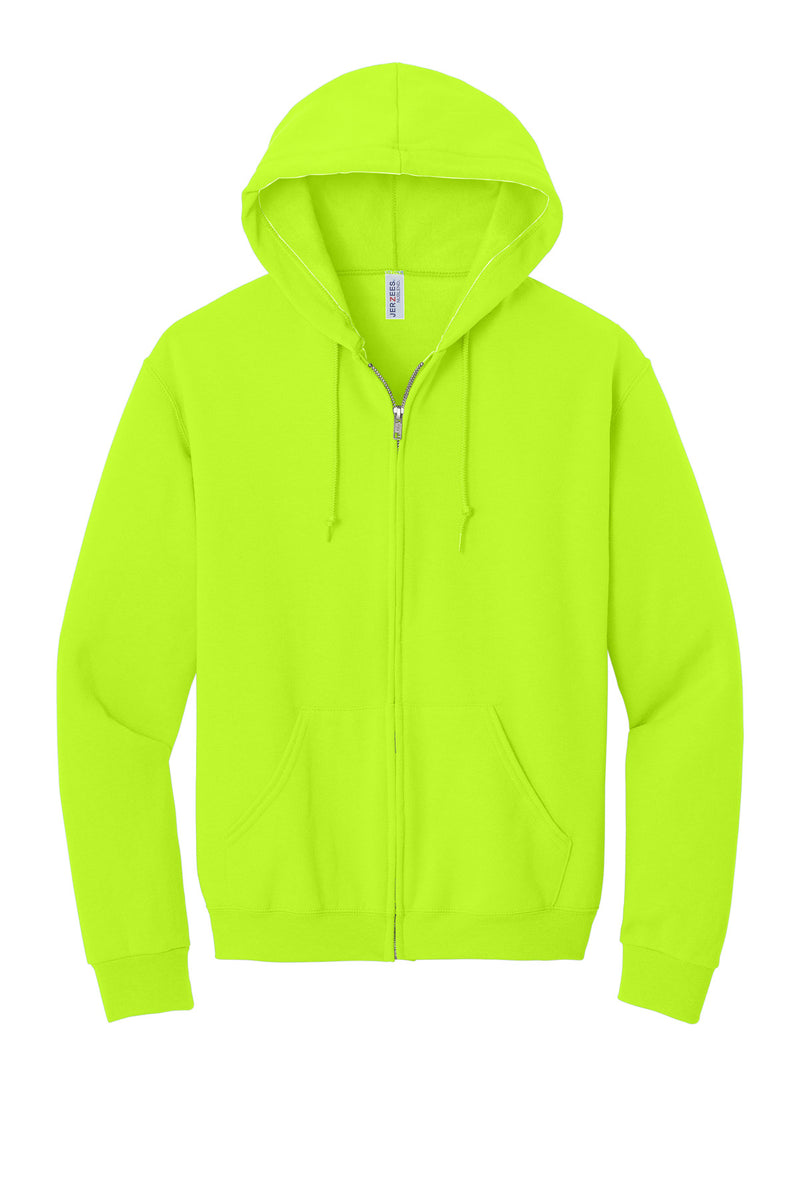 Jerzees - NuBlend Full-Zip Hooded Sweatshirt - Safety Green