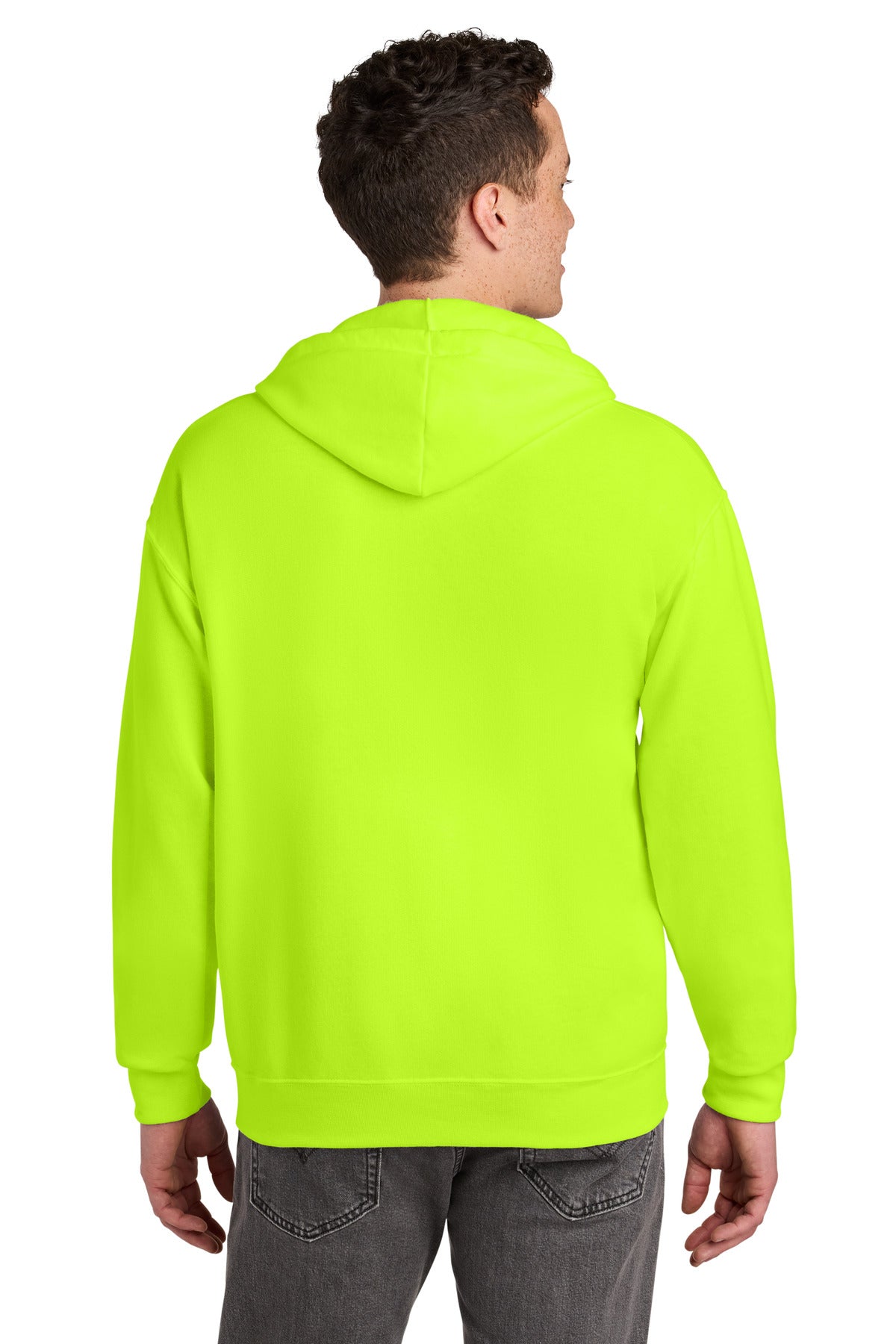 Jerzees - NuBlend Full-Zip Hooded Sweatshirt - Safety Green