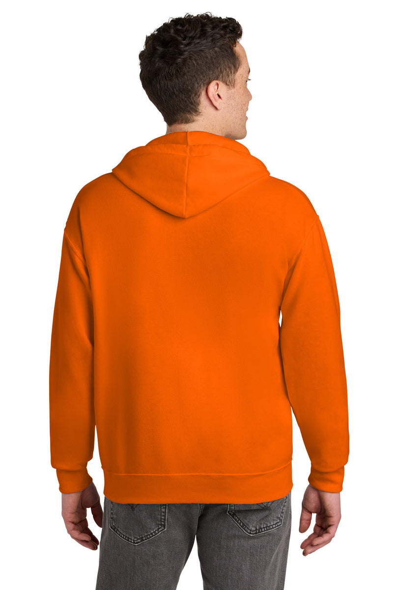 Jerzees - NuBlend Full-Zip Hooded Sweatshirt - Safety Orange