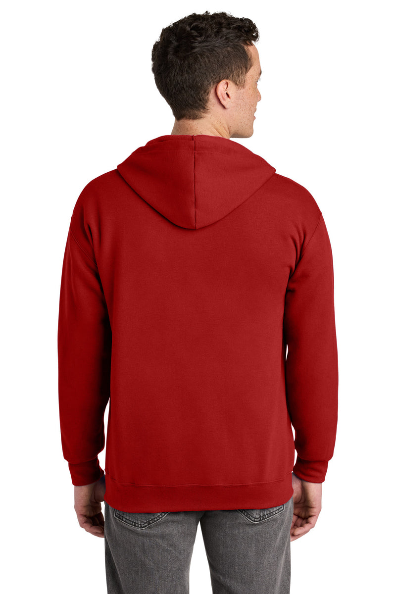 Jerzees - NuBlend Full-Zip Hooded Sweatshirt - True Red