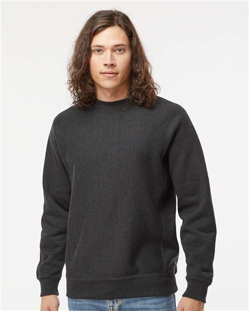 Unisex Legend Premium Heavyweight Cross-Grain Crewneck Sweatshirt - Charcoal Heather