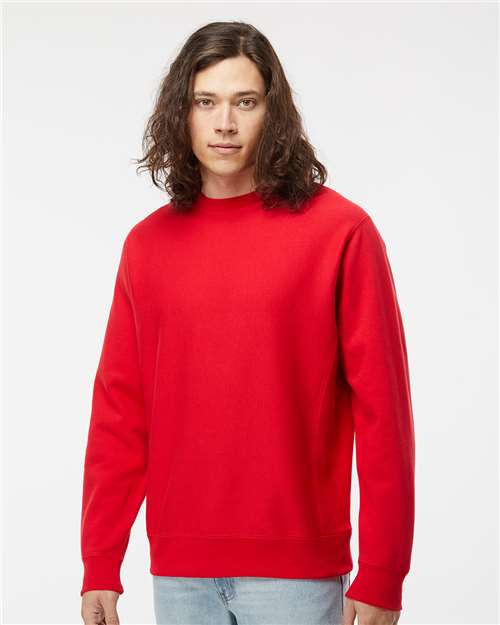 Unisex Legend Premium Heavyweight Cross-Grain Crewneck Sweatshirt - Red