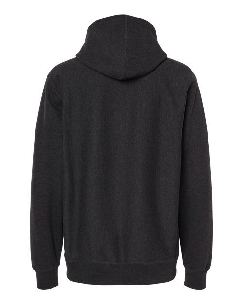 Unisex Legend Premium Heavyweight Cross-Grain Hooded Sweatshirt - Charcoal Heather
