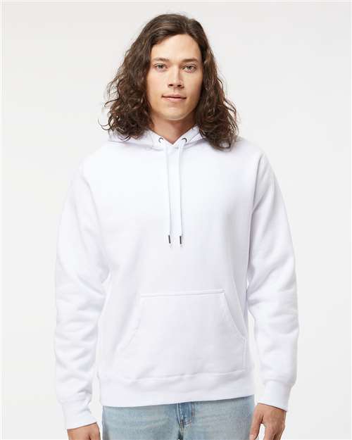 Unisex Legend Premium Heavyweight Cross-Grain Hooded Sweatshirt - White