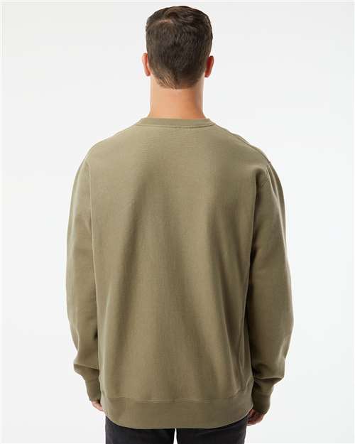 Unisex Legend Premium Heavyweight Cross-Grain Crewneck Sweatshirt - Olive